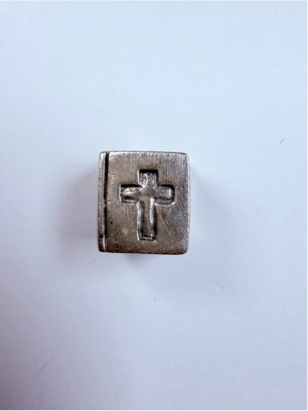 Pandora Holy Bible Cross Faith Jesus God 925 Sterling Silver ALE Charm Bead